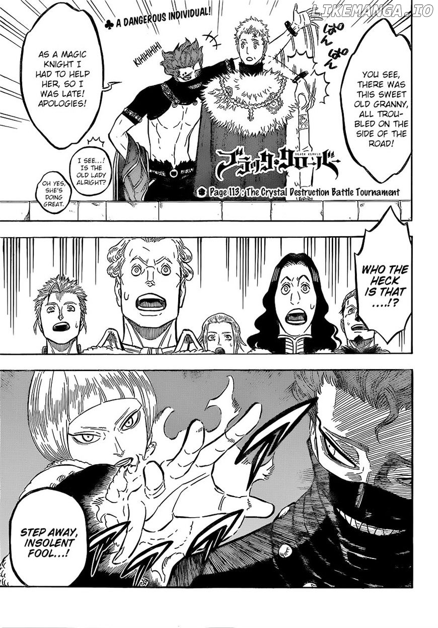 Black Clover chapter 113 image 01